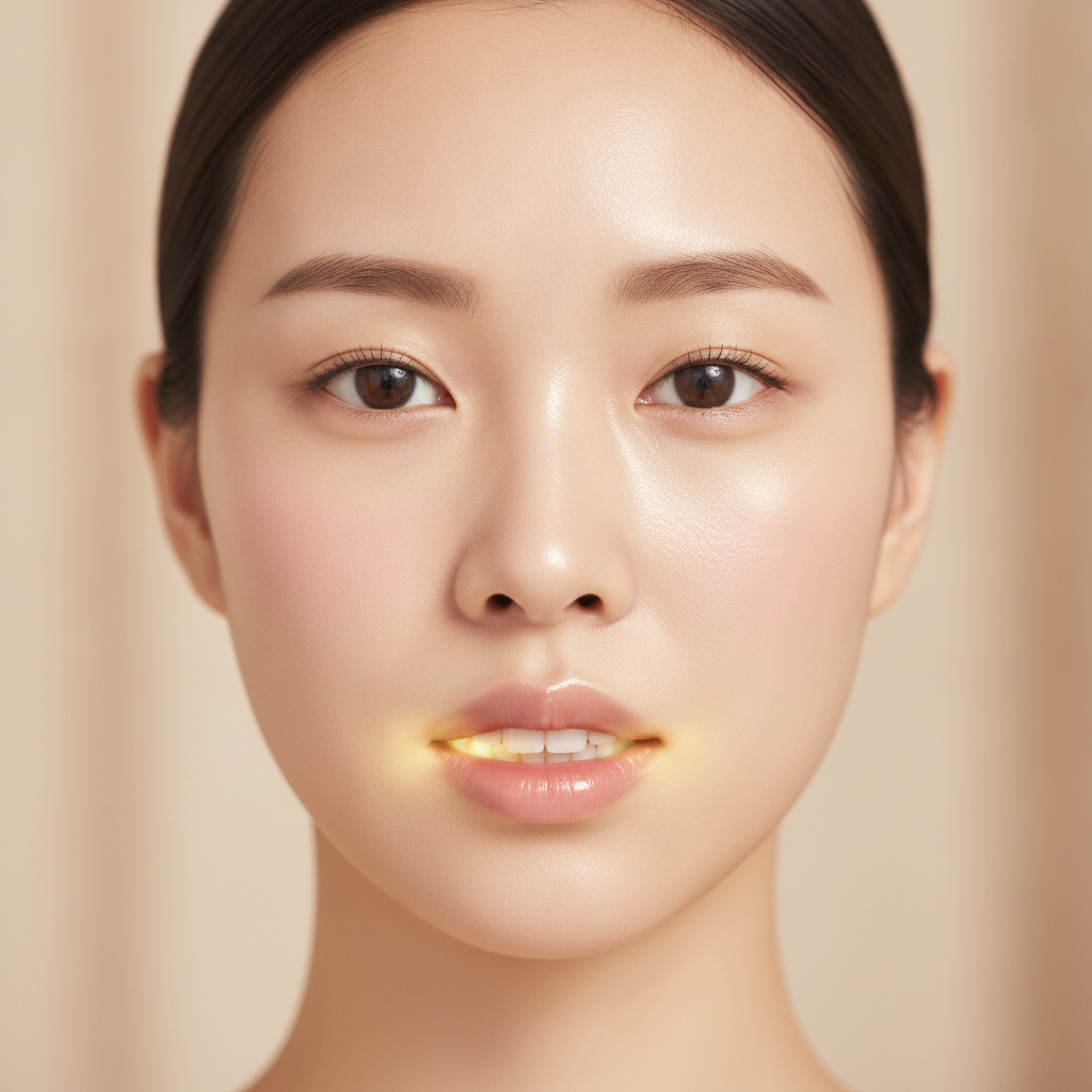 1단계: SmoothLiftin (구강 내 점막 조사 모드) 관련 의료 정보 콘셉트 이미지