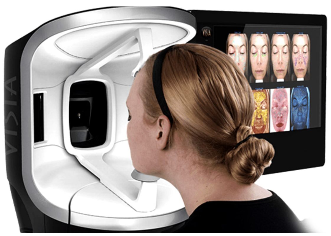 Visia 3D 피부분석기 - AI 기반 8가지 피부 지표 정밀 분석 장비